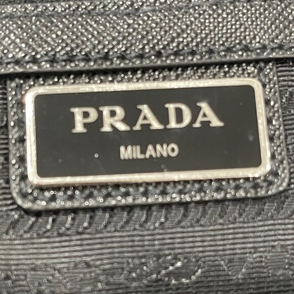 Prada Tessuto Nylon Saffiano Tote/Crossbody Black (JB1266) - Picture 9 of 10
